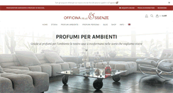Desktop Screenshot of officinadelleessenze.com